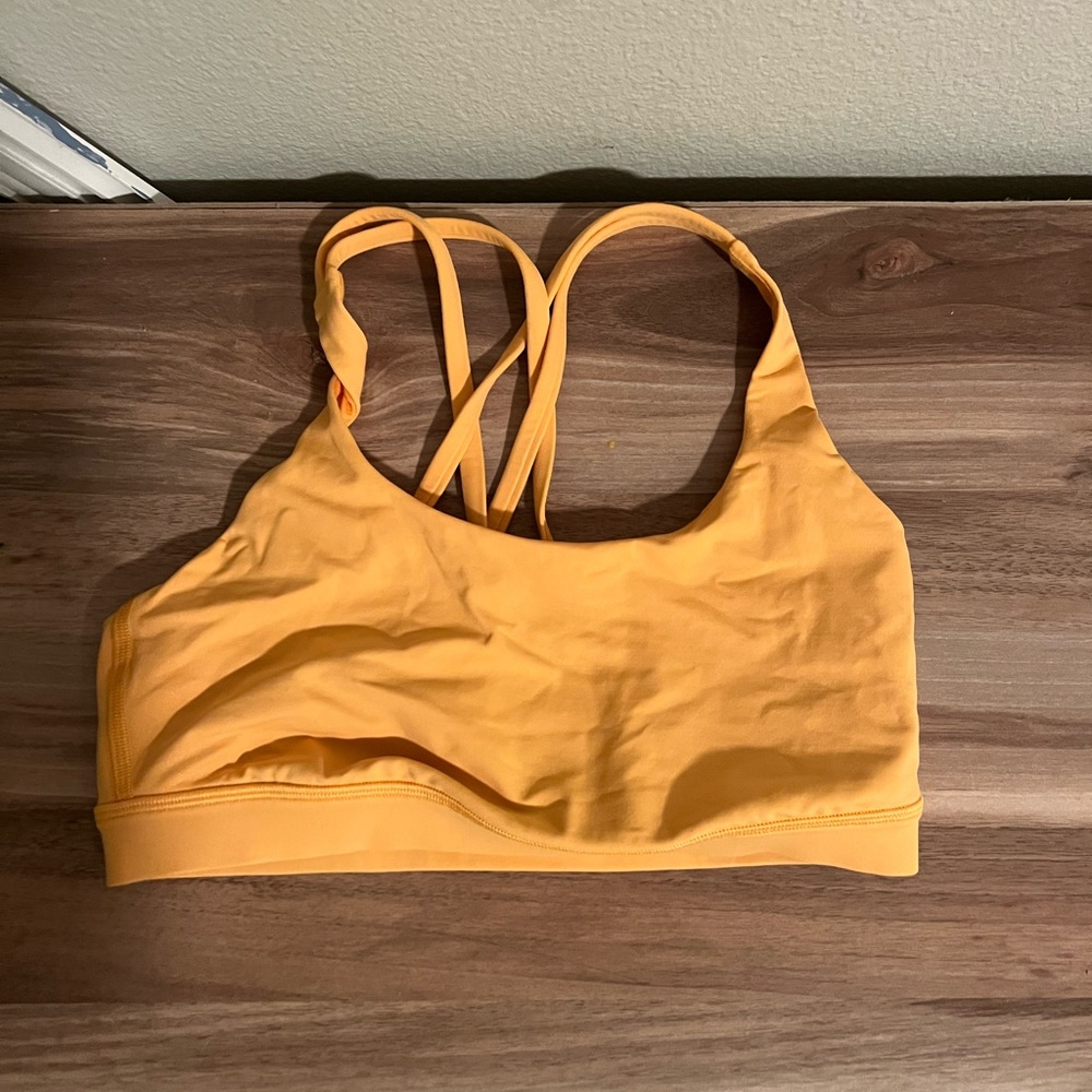 Orange energy bra
